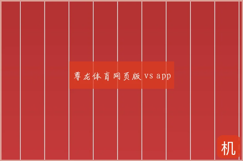 尊龙体育网页版 vs app