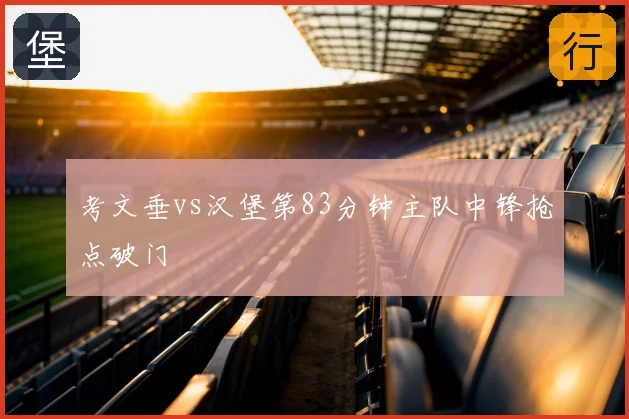 考文垂vs汉堡第83分钟主队中锋抢点破门