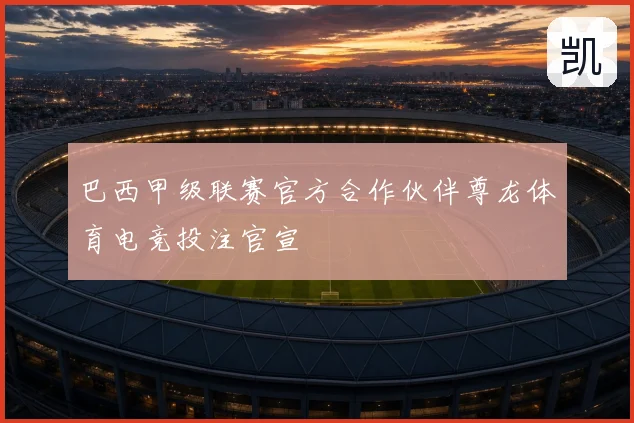 巴西甲级联赛官方合作伙伴尊龙体育电竞投注官宣